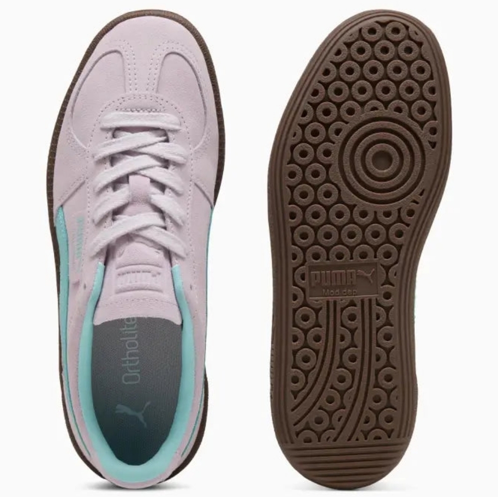 NWOT Puma Palermo Suede Classic Casual Sneaker Lavender Alert-Safe Lake Size 8.5 - Picture 2 of 8